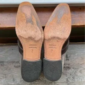 Paul Fredrick | Shoes | Paul Fredrick Brown And Gray Loafers  display picture 2